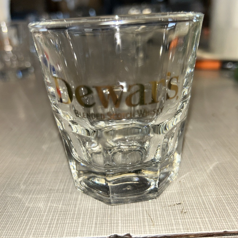 Set 3 Dewars Blended Scotch Whisky Libbey 4 OZ Drink Glass Glassware Barware
